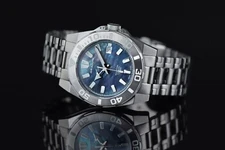 ARAGON A049BLK Silverjet AM/PM NH37 44mm