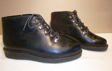 Alte Leder Schuhe / Stiefel  Deko, schwarz  EUR 41,  26,5 cm
