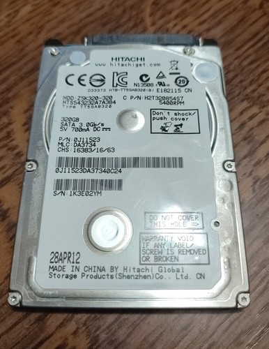 Disque Dur HDD 2.5" SATA 1To Pour PC Portable - Toshiba Ou équivalent - Occasion Testé Et Fonctionnel