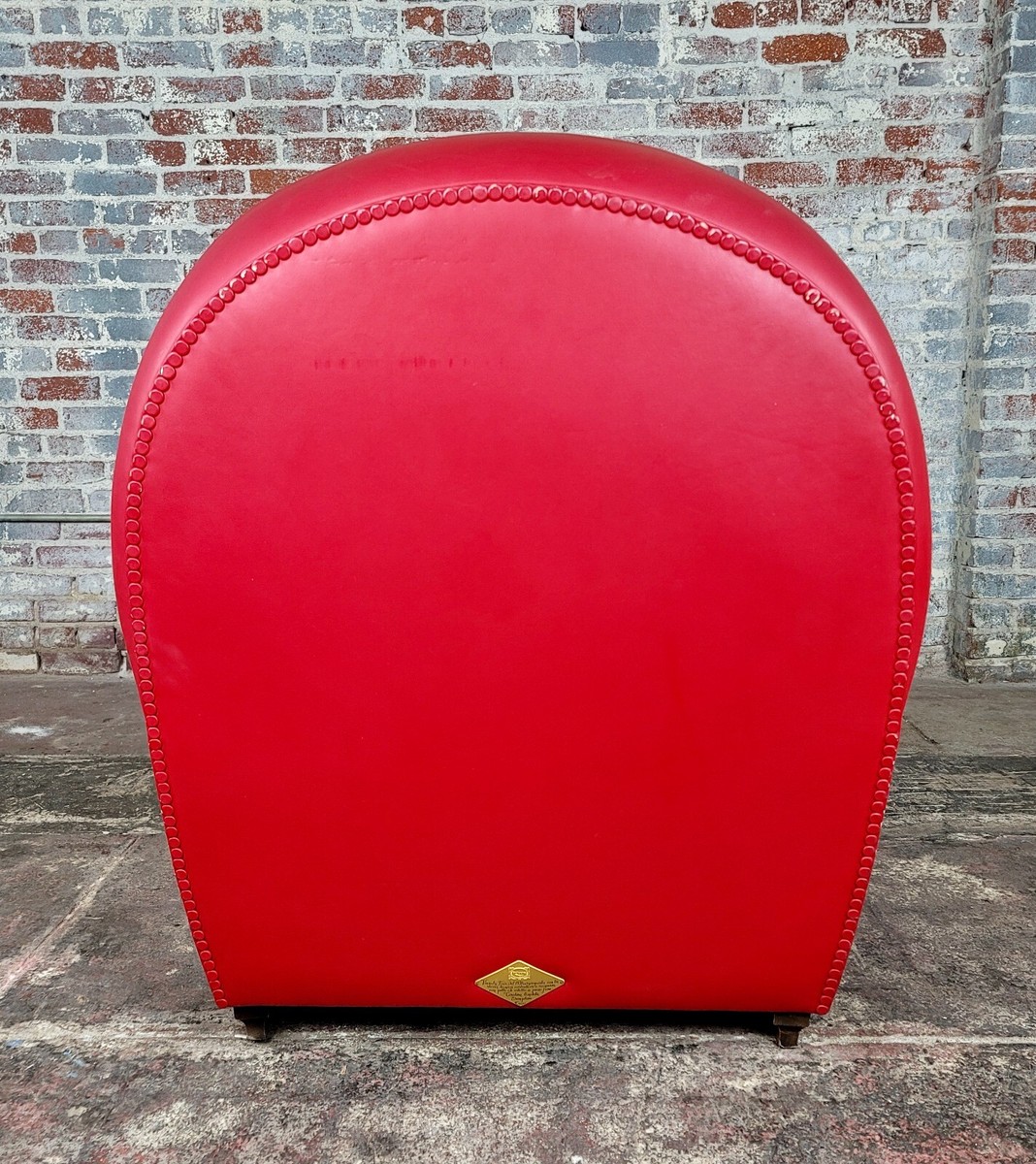 Poltrona Frau - Vanity Fair Red Leather Art Deco Club Chair | eBay