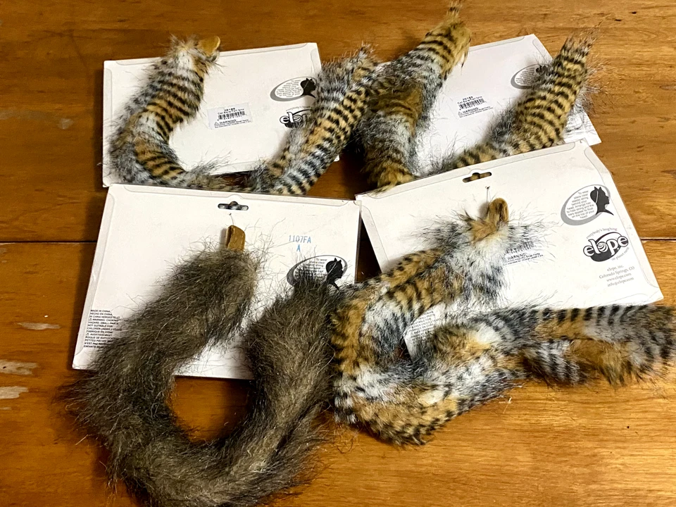 Lot 4 Cat Ears & Tail Furry Costume Sets LYNX/FOX Brown Wildcat Kitty Tiger - Image 2 of 4