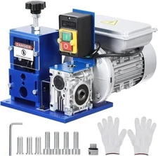 Electric Wire Stripping Machine 0.05"- 1" Copper Cable Stripper 1.5-25mm US SHIP