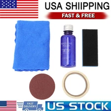 Headlight Restoration &Windshield Repair Kit Polish Cleaner Cleaning Tool+Sponge