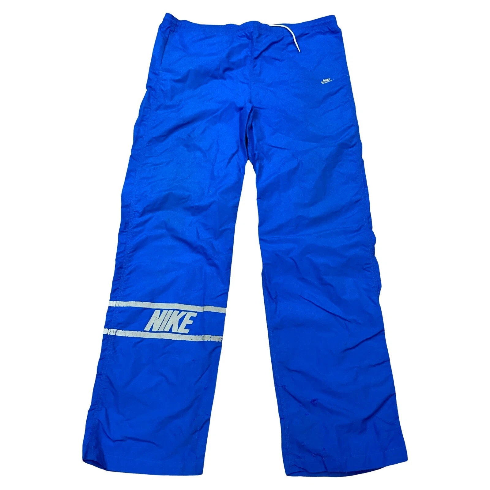 Vintage 70s 80s Nike Windbreaker Track Pants Mens XL Blue