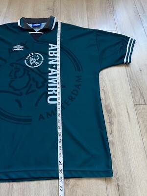 Vintage Mens Umbro Ajax Amsterdam 1995 1996 Away Football