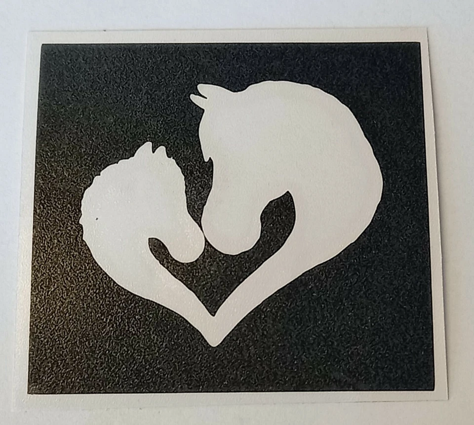 Plantillas de caballo y potro para grabado en vidrio elige tamaño entre 2"" - 6"" de alto