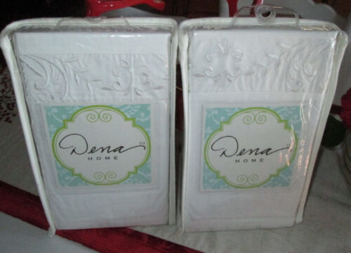 Nostalgia King Shams Embroidered solid White Shabby Chic style