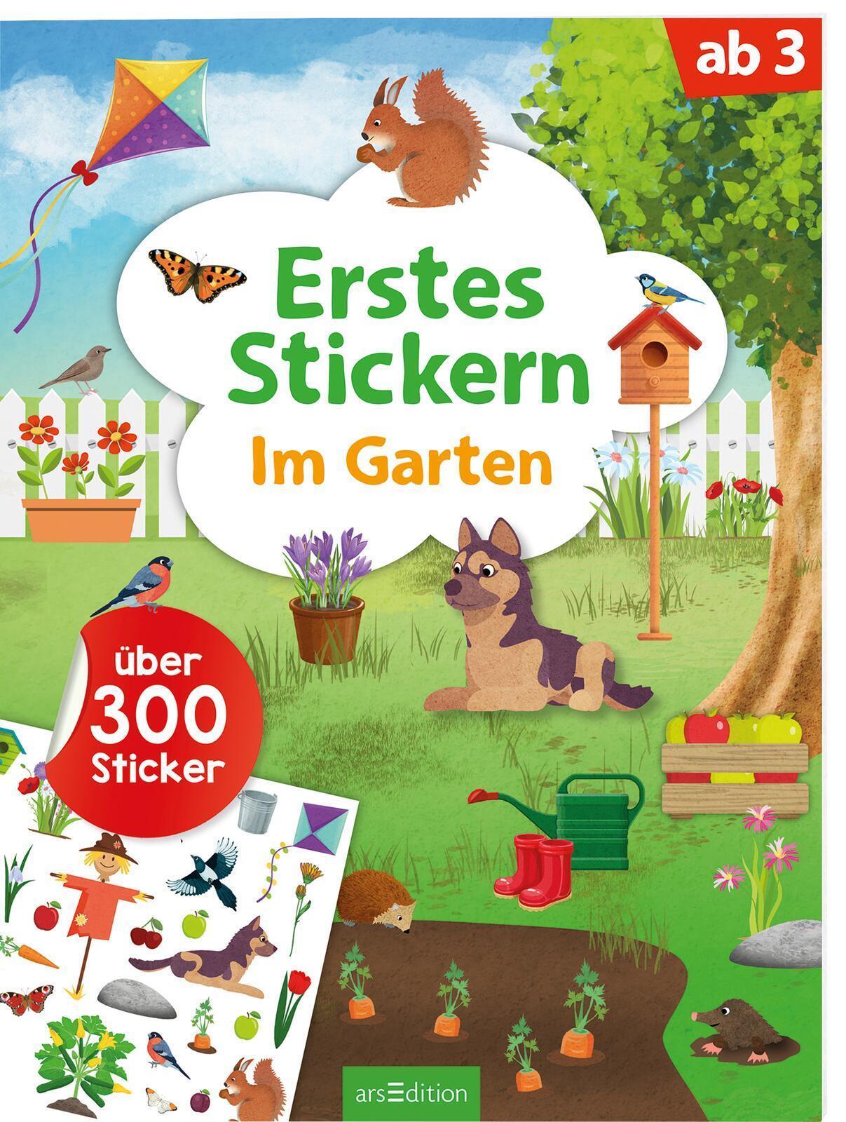 Erstes Stickern - Garten, Timo Schumacher
