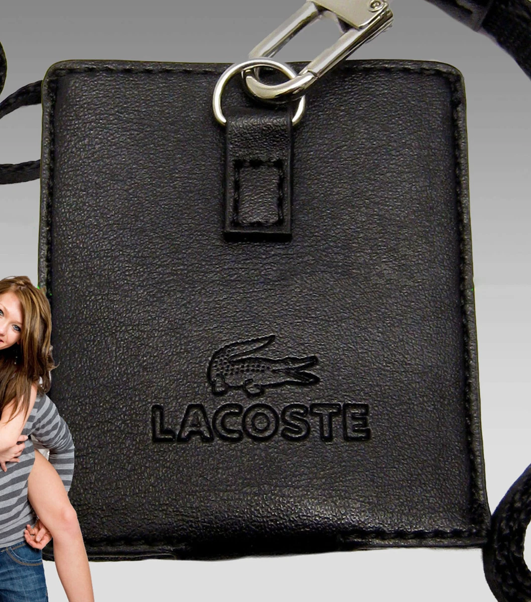 New Vintage LACOSTE N10 Leather LANYARD FOR IPOD NANO Sorbonne Slg