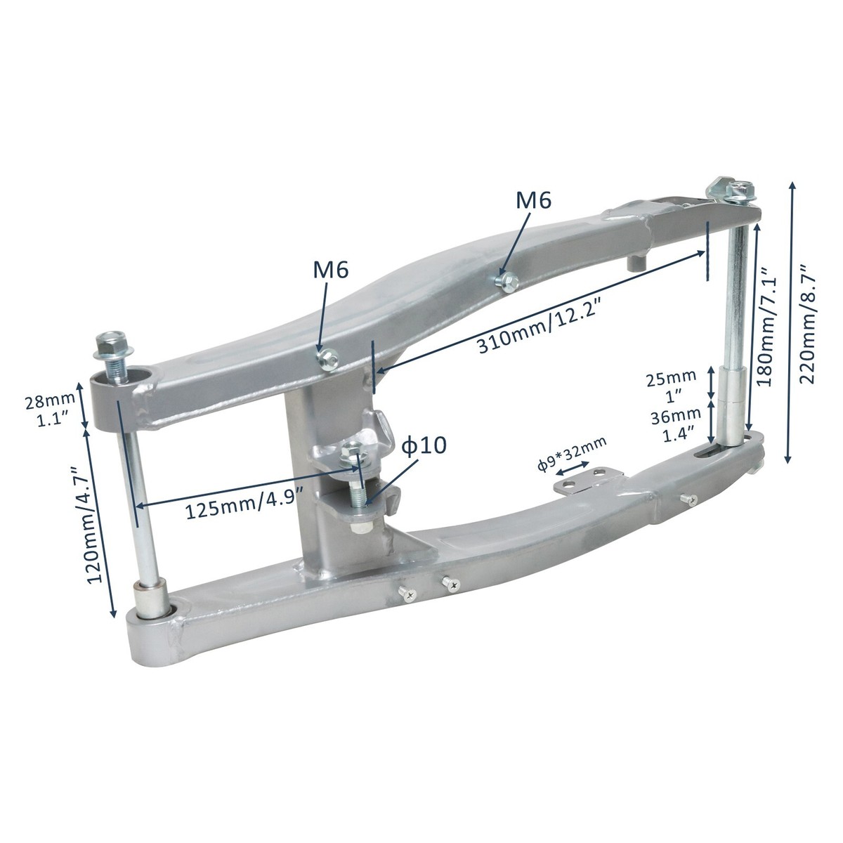 Extended Rear Swing Arm For CRF70 Taotao Apollo RFZ 125cc 150cc