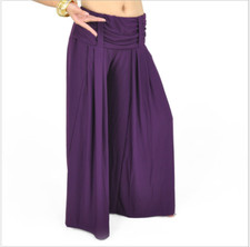 Straight Trousers Stem-pipe Wide Pants Belly Dance Costumes Practice Dancewear