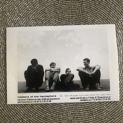 Masters of the Hemisphere Indie Music Group Vintage Rare 5x7 Press Photo