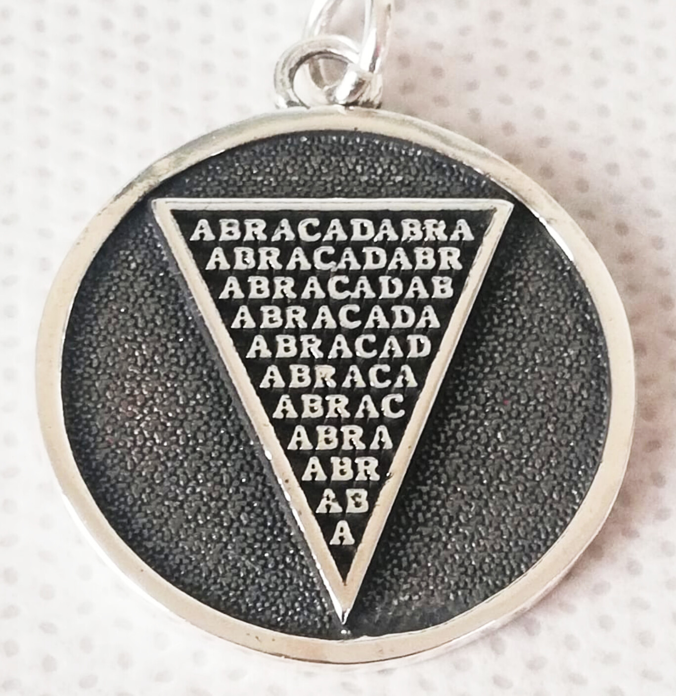 Sterling Silver 925 Abracadabra Abraxas Ancient Magic Amulet Handmade