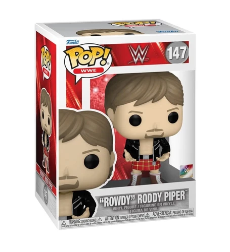 Funko Pop 147 WWE ROWDY RODDY PIPER Collectible Vinyl Figure NEW IN BOX