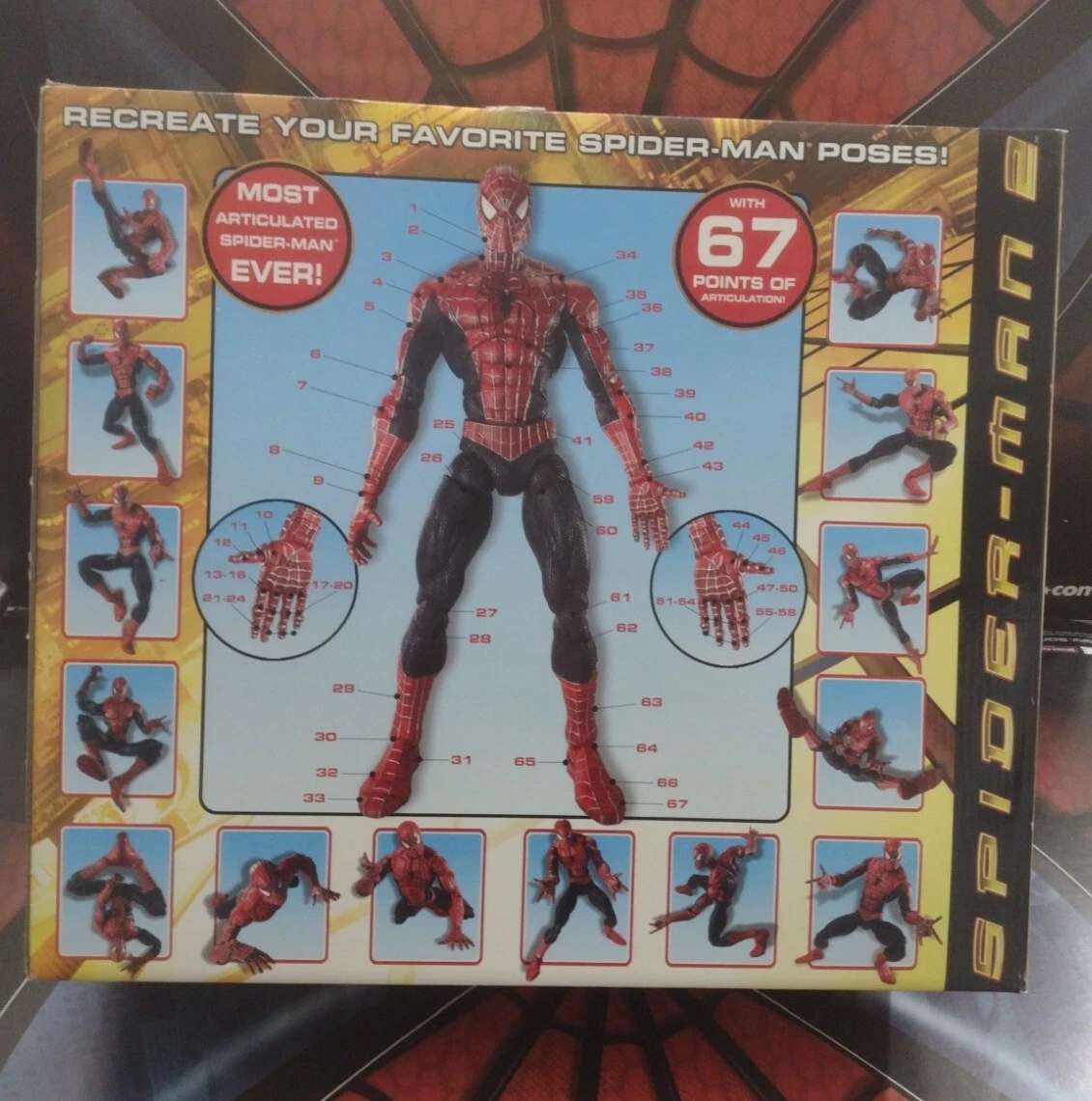 18 inch spiderman action figure with 67 points of articulation deals