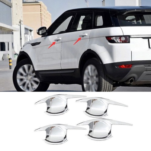 For Range Rover Evoque 12-2019 Chrome Exterior Side Door Bowl Molding Cover Trim