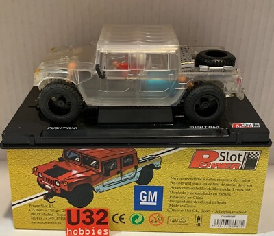 Slot Car power slot 86987T Hummer H1 Pick Up Tt Transparent Limitierte Edition
