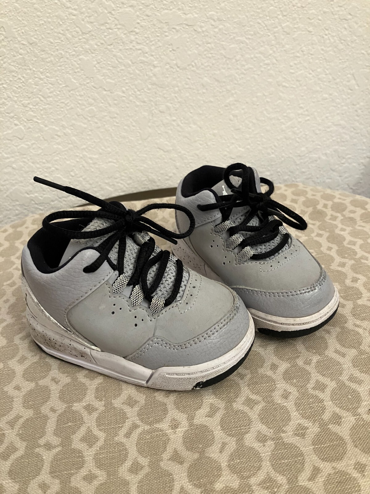 Jordan Flight Origin 2 Toddler Shoes Sneakers Grey Black White 705162-001 Size 4-image