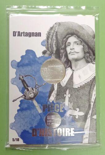 10 euro France 2019 - D’Artagnan - argent - Pièce d'Histoire 5/18 - Photo 1/3