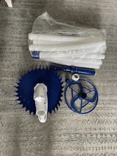 Automatic Swimming Pool Vacuum Cleaner Inground Above Ground & Hose Set Blue