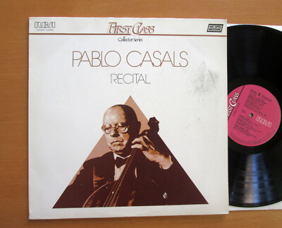VLS 45501 Pablo Casals Recital RCA Half Speed Mastering NM/VG