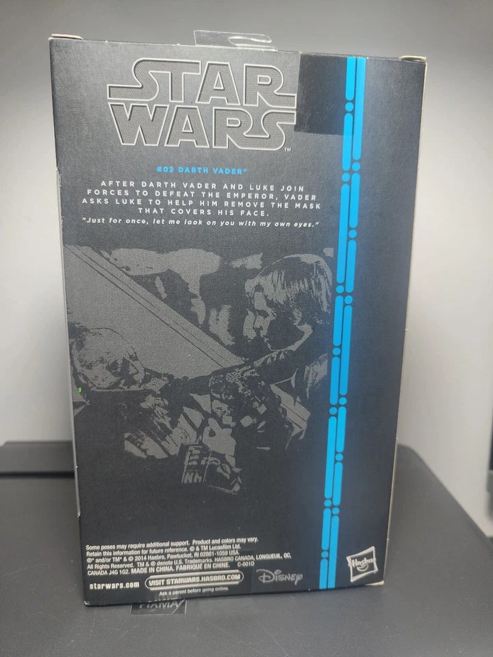 ORIGINAL HASBRO STAR WARS BLACK SERIES 6" 02 DARTH VADER RETURN OF THE JEDI 2014 - Imagen 3 de 3