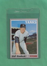 1970 Topps N.Y. Yankees Bill Burbach # 167 NM-MT Tough Card !!!