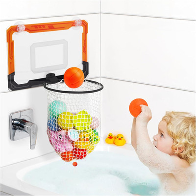 Baby Bath Toy Storage Organizer with Strong Adhesive Suction Cups, Secure Hold B