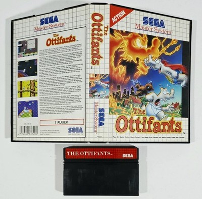 Sega MASTER SYSTEM Comic Platform Adventure THE OTTIFANTS German  PAL Jump'n Run