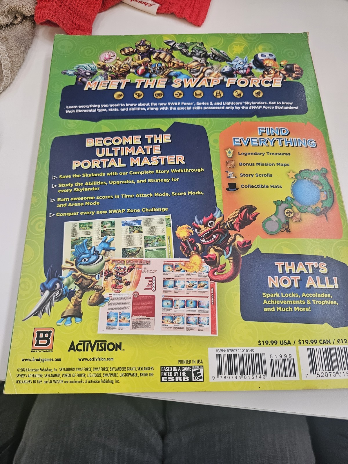 Skylanders Swap Force Brady Games Strategy Guide
