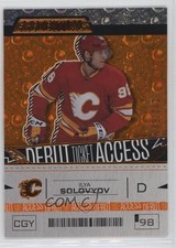 2023 Upper Deck Credentials Debut Ticket Access Orange 49/249 Ilya Solovyov 1q2