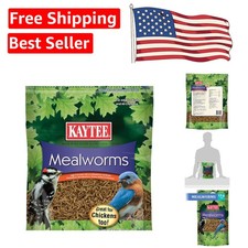 Wild Bird Food: Mealworms for High Energy  Attraction - 17.6 oz