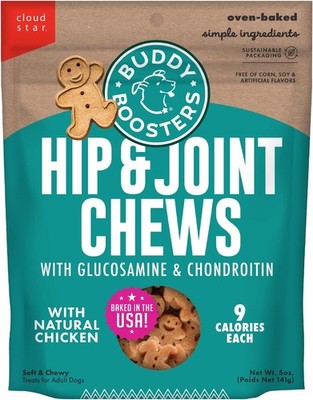 Buddy Biscuits Boosters 5 oz. Bag of Hip and Joint Soft 5 Ounce (Pack 1)