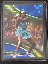 2025 Topps Chrome Tennis Sloane Stephens Blue SAPPHIRE Refractor #102