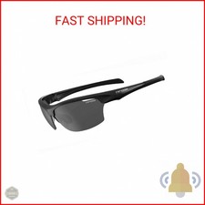 Tifosi Intense Sunglasses Gloss Black/Silver Mirror Smoke Lenses