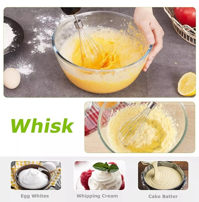 Frullatore ad Immersione 4in1 Lame Acciaio 1800W  Velocita Sbattitore Tritatutto - Immagine 4 di 4