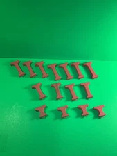 15 Early Strombecker 1/32 Slot Car Track Supports very good condition