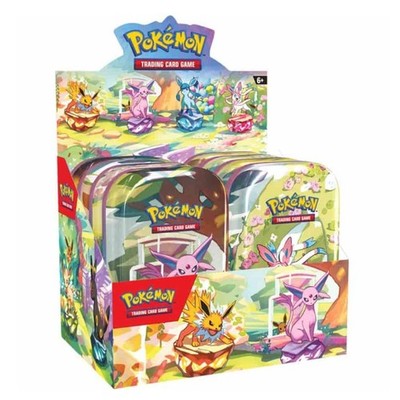 Pokemon TCG: Prismatic Evolutions Mini Tin Display sealed (8 mini tins)