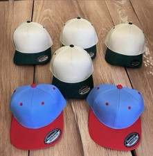 Lots 6 Blank SnapBack Hats