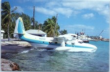 Grumman G-73 Turbo Mallard Chalks International Airlines Florida Postcard Grumman G-73 Turbo Mallard Chalks International Airlines Florida Postcard