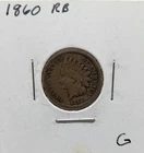 1860 U.S. Indian Head Penny Type Coin Round Bust