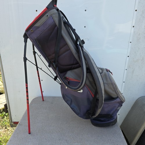Ping Hoofer 14 stand bag/ Cart Bag, Red / Navy / Grey, Nice - Picture 9 of 15