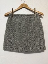 Vintage Gap Skirt Woman  s Size 1, Timeless Preppy Wool Blend Herringbone