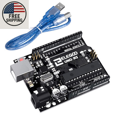 ELEGOO UNO R3 Board Atmega328P with USB Cable(Arduino-Compatible) for Arduino