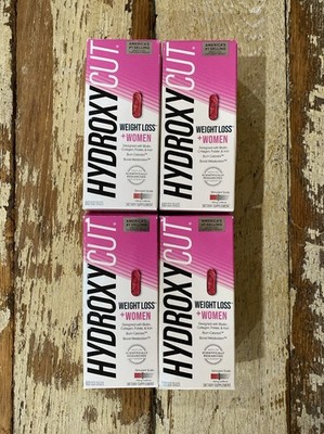 4-Pack HydroxyCut Weight Loss + WOMEN 60 liquid capsules, Exp 10/2026 NIB