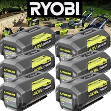 1~6PACK 40V 8.0Ah Battery For Ryobi 40V Lithium OP4060 OP4050 OP40602 or Charger