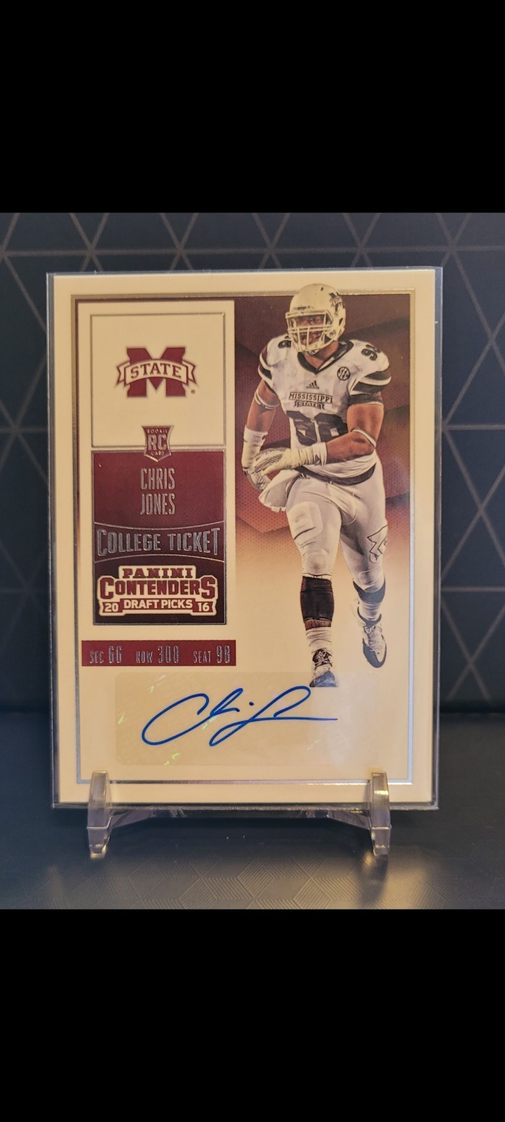 2016 Panini Contenders Draft Picks - College Ticket Chris Jones #238 (AU, RC)
