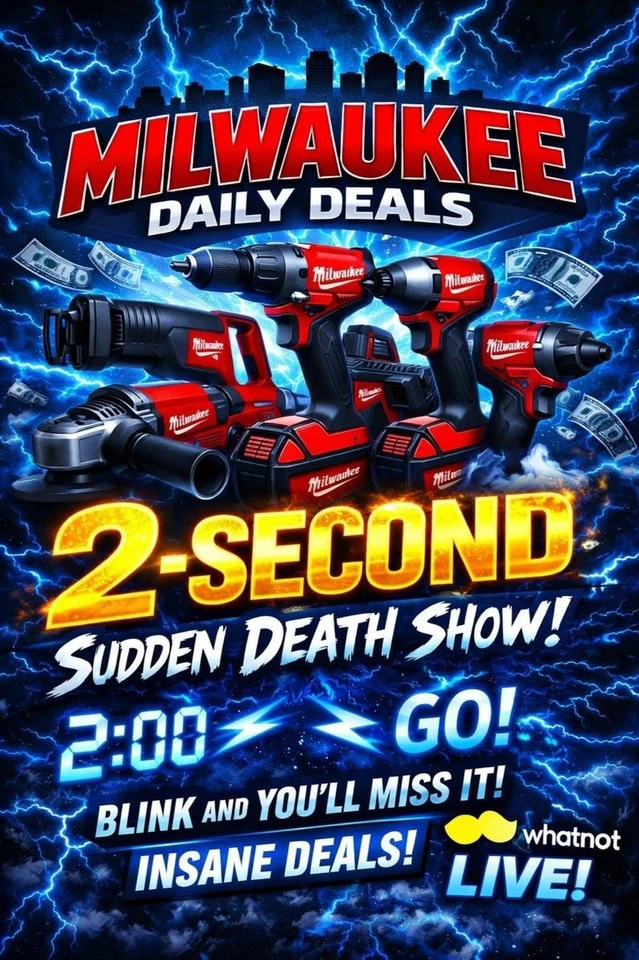 $1 Milwaukee Power Tools New 07/4/26 With MDD