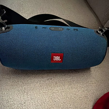 JBL Xtreme Blue Portable Bluetooth Speaker w/ Carrying Strap. No charger