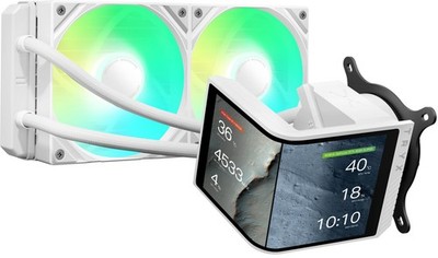 TRYX LP240LAM2MG0W Panorama SE 240 ARGB Liquid Cooler White